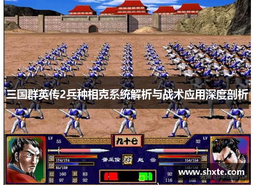 三国群英传2兵种相克系统解析与战术应用深度剖析